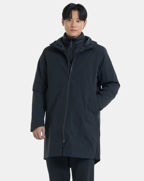 남성 UA Storm ColdGear® Infrared 다운 3-in-1 재킷 in Black image number 0